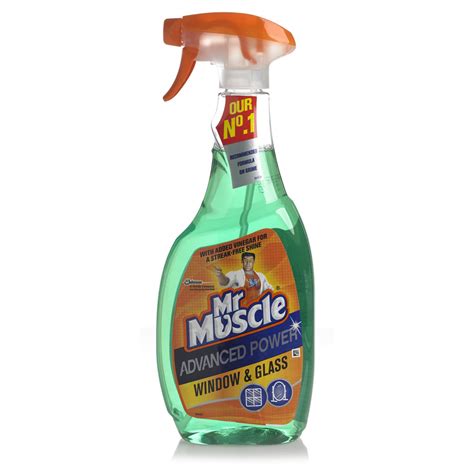 Cuts through tough grease and grime. Mr Muscle Power Glass Cleaner 750ml | Wilko