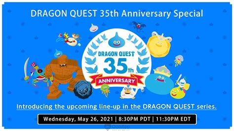 Qoo News “dragon Quest” 35th Anniversary Live Stream Airs On May 26