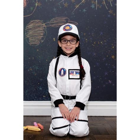 Astronaut Set With Jumpsuit Hat And Id Badge Bimbo Concept