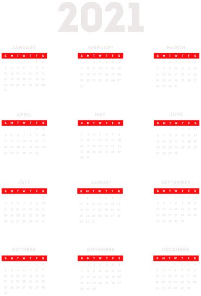 Calendar 2022 Year Png Transparent Image Download Size 408x600px