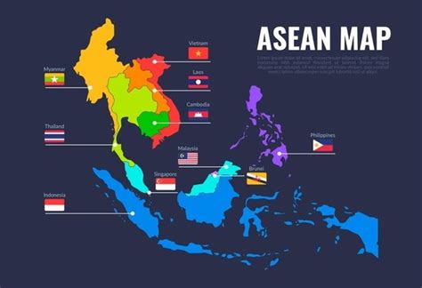 Premium Vector Asean Map Illustration Illustrated Map Map World
