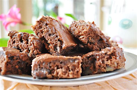 German Chocolate Cake Squares Recipe Spry Living