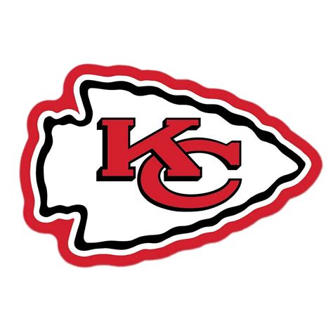 Logo Des Kc Chiefs Avec Contour Rouge Png Transparents Stickpng