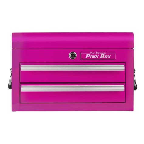 The Original Pink Box The Original Pink Box 18 In 2 Drawer 18g Steel