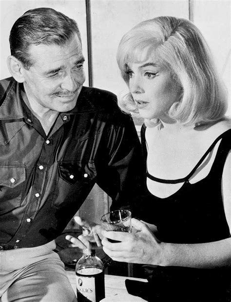 Clark Gable And Marilyn Monroe On The Set Of The Misfits 1960