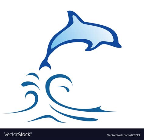 Dolphin Royalty Free Vector Image Vectorstock