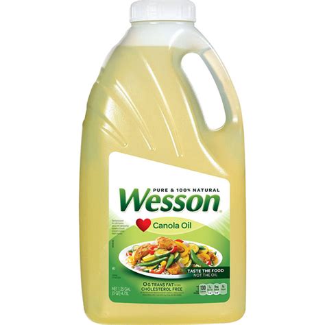 Wesson Canola Oil 5 Qt Canola Oil Cost U Less