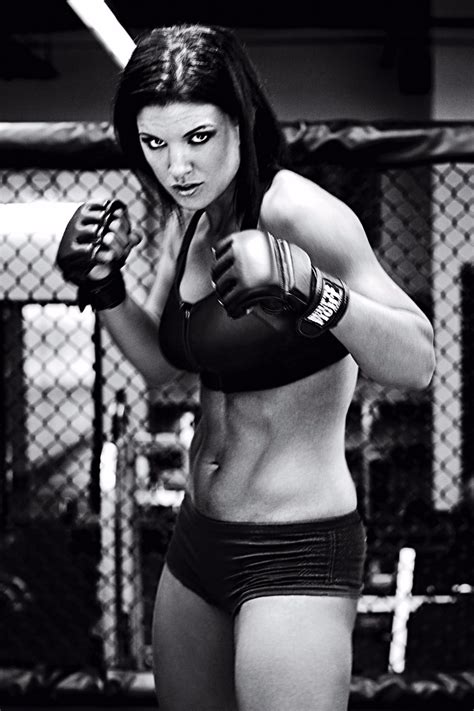 gina carano body measurements about hot actress s mma career and breast implants