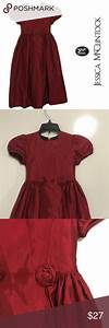  Mcclintock Size 4 Red Dress Holiday Solid Clothes Design