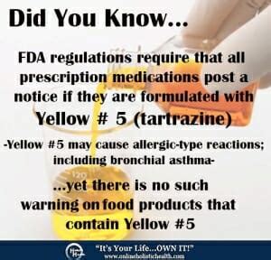 It is also known as e number e102, c.i. WARNING: Toxic Yellow #5 Food Dye May Be In Your Food ...