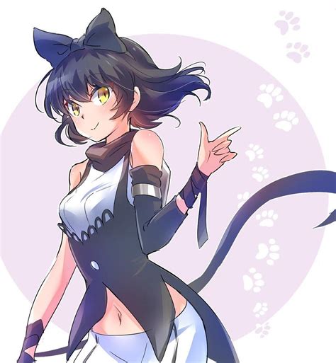 A Short Hair Blake In Vol 1 Outfit Rwby Know Your Meme Fanart Rwby Rwby Anime Rwby Blake