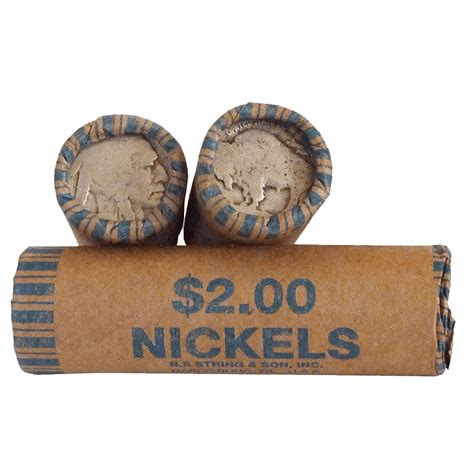 40 Coin Buffalo Nickel Rolls Nice Vg To Vfxf