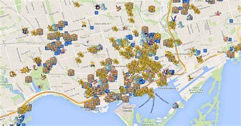 Brunei, cambodia, indonesia, laos, malaysia, philippines, singapore. Map of Pokemon Go locations in Toronto