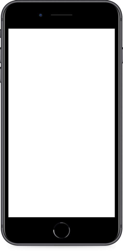 Iphone 8 Template Png Png Image Collection