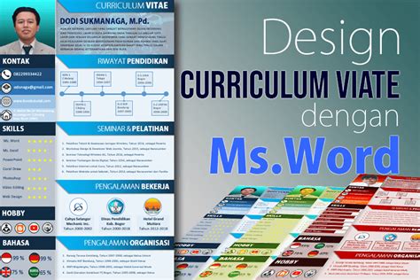 Lalu ada resume pdf maker/cv builder sebagai aplikasi membuat cv gratis buat pengguna android. Cara Membuat Desain Curriculum Vitae dengan Microsoft Word ...