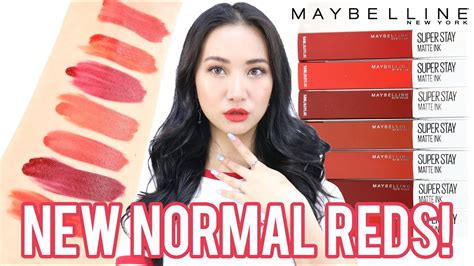 Maybelline Superstay Matte Lipstick Red Shades