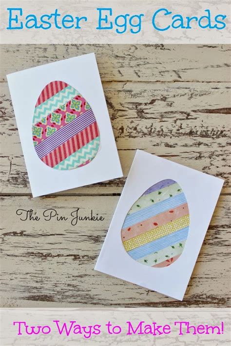 To make, create the base card with black and white papers like card #1. Easter Egg Cards - Two Ways To Make!