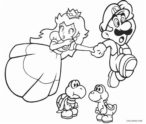 Super Mario Brothers Coloring Page Beautiful Free Printable Mario