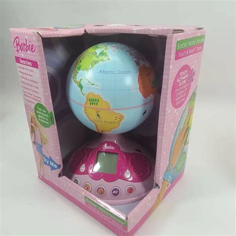 Barbie World Traveler Touch And Teach Learning Globe 2007 Oregon