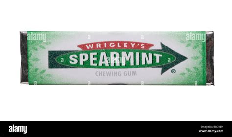Wrigleys Spearmint Chewing Gum Shot In Studio Stock Photo Alamy
