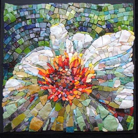 Mosaic Art By Brenda Pokorny Beads And Pieces Mosaic Art Mosaic Garden Art Glass Mosaic Art