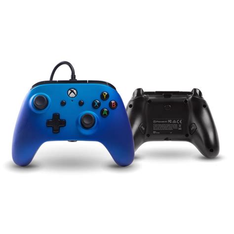 Xbox One Enhanced Wired Controller Sapphire Fade
