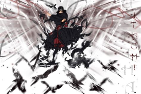 Itachi Uchiha Crows By Nahomy Ivanov On Deviantart