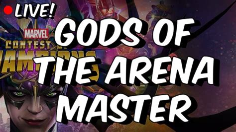 thor ragnarok event gods of the arena master mode completion live marvel contest of
