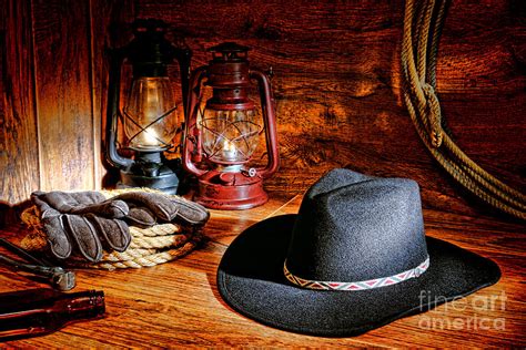 Cowboy Hat And Tools Photograph By Olivier Le Queinec Fine Art America