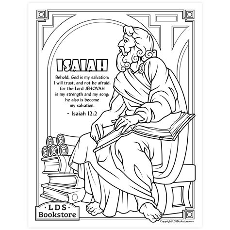 Isaiah Coloring Page