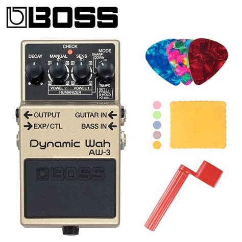 Boss Aw 3 Dynamic Wah Pedal For Guitar Or Bass With Tempo Control