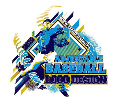 Baseball Adjustable Vector Logo Design For Print Ai Eps Pdf Psd