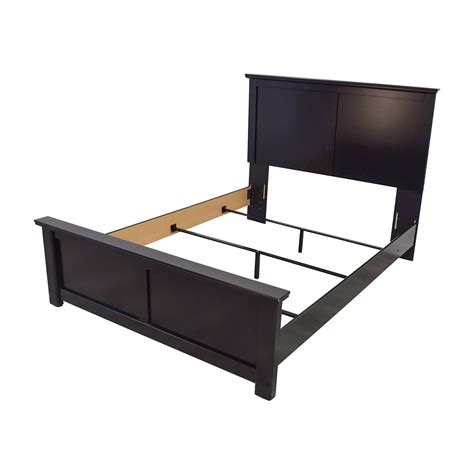 87% OFF - Ashley Furniture Ashley Furniture Black Queen Panel Bed / Beds