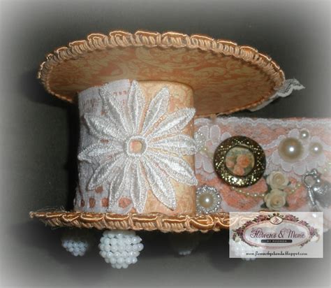 Flowers And More By Rhonda Altered Ribbon Spool