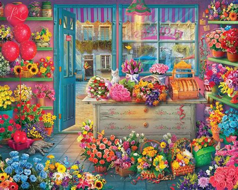 Flower Shop 1000 Piece Jigsaw Puzzle