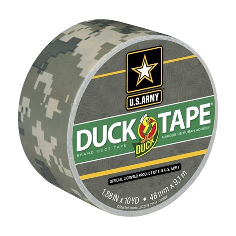 Duck Brand 188 In X 10 Yd Green Digital Camo Printed Duct Tape