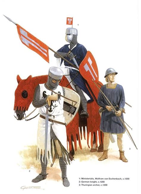 German Medieval Armies 10001300 Circa 1200 Osprey Publishing