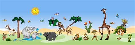Cartoon Jungle Animal Pictures Clipart Best
