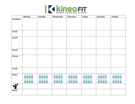 Printable menu plan and shopping list {printable worksheets} ~ if you are looking for something new to help you organize your menu and shopping list each week, this just. Weight Loss Challenge Week 1: Meal Planning 101 | Kineo Fit