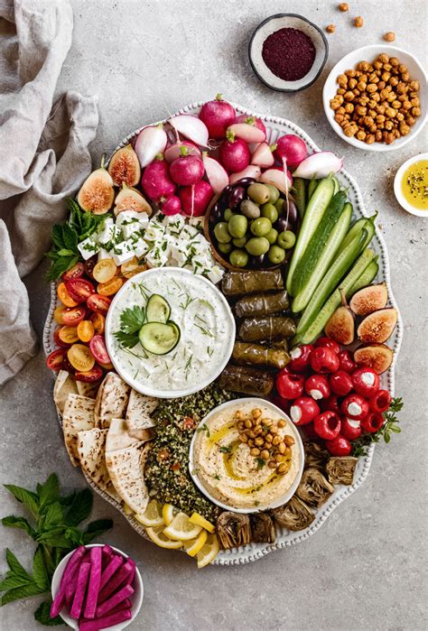 This is great as a party appetizer or a full meal. How to make a Mezze Platter in 2020 (With images) | Greek ...