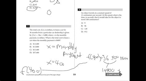 Digital SAT Practice Test 2 Math Module 1 Walkthrough Part 1 YouTube