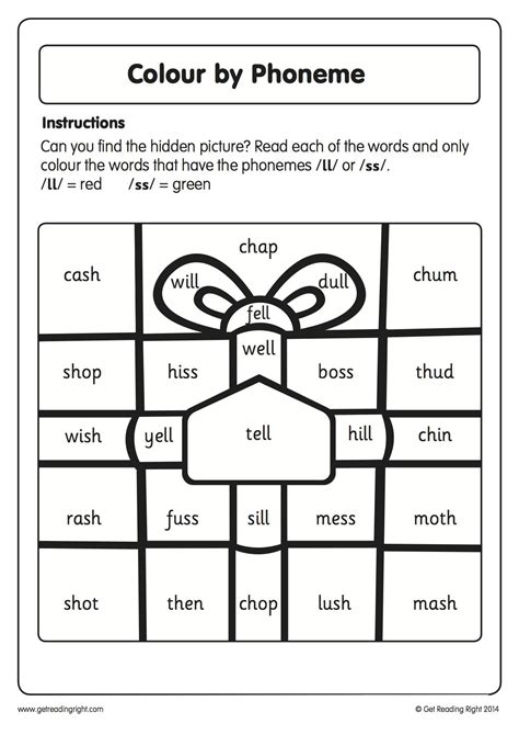 Our Colour By Phoneme Worksheet Is Designed To Help Children Practise