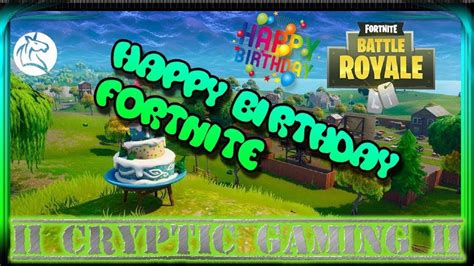 2018 Fortnite Battle Royale 1st Birthday Party Celebration Gameplay