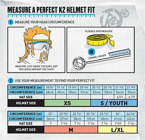 Helmet Size Chart For Kids