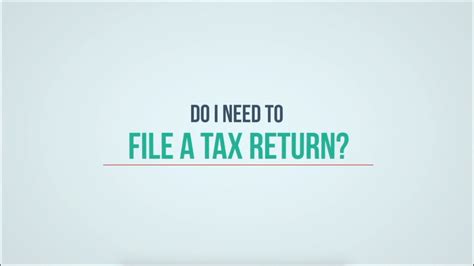 2 Do I Need To File A Tax Return Youtube