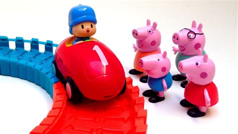Pocoyo Super Circuit Race Track Toy Review Youtube