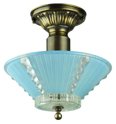 Delicate stain glass design make your home full of style. Vintage Hardware & Lighting - Antique Glass Ceiling Bowl ...
