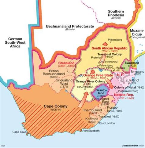 Maps Treaty Of Vereeniging Diercke International Atlas