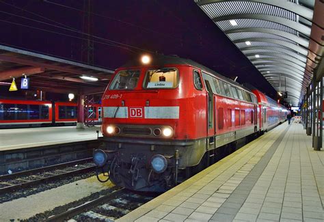 Db Bahn Class 218 Rabbit Ulm Germany 290417 01 After Arri Flickr
