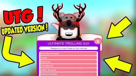 How To Add Ultimate Trolling Gui In Your Games Roblox Studio Youtube